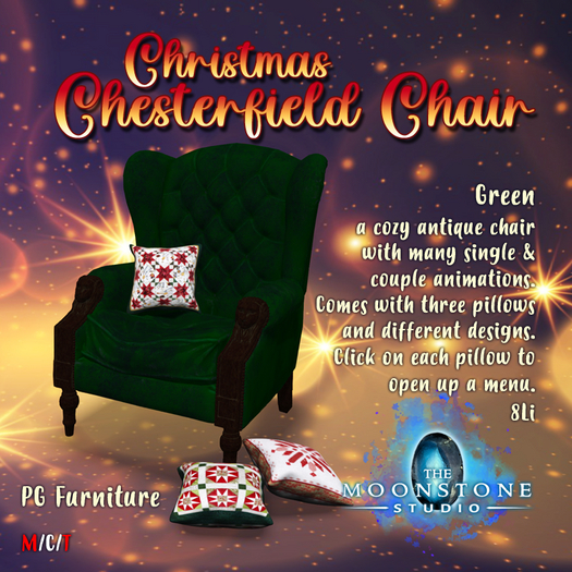 {:: TMS ::} Chesterfield Chair :: Green [BOX]