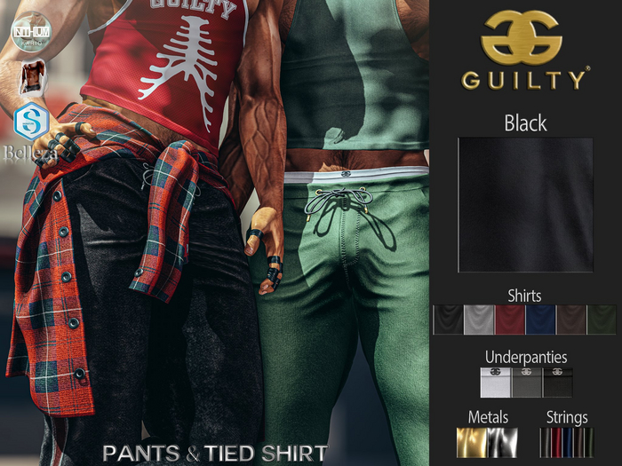 Guilty 110 Adam Pants 02 Black