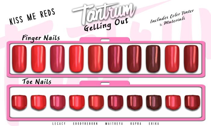 Tantrum - GG Kiss Me Reds - Fatpack  DEMO