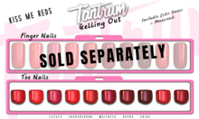 Tantrum - GG Kiss Me Reds - Toe Nails