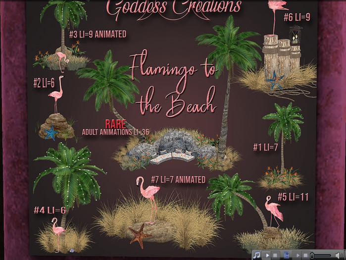31 )O( Flamingo To The Beach RARE