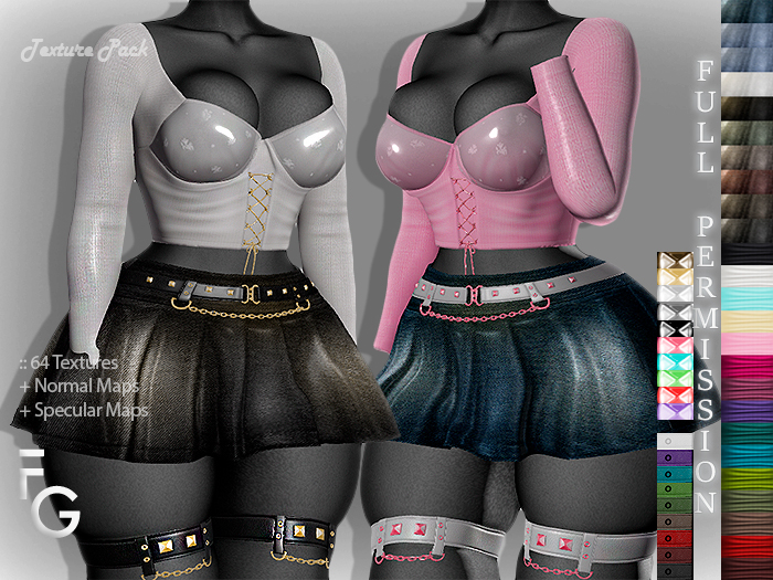 .Fragile. 64 Textures Full Perm for RETRONIC Flora