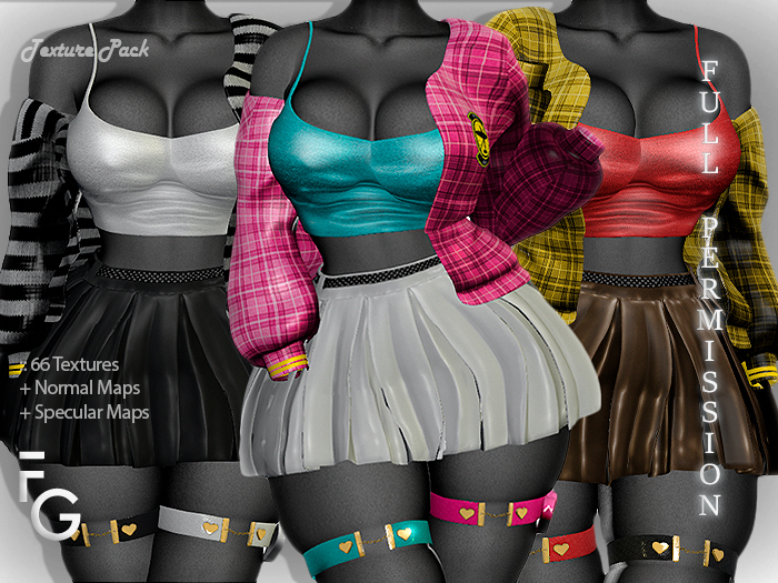 .Fragile. 66 Textures Full Perm for RETRONIC Talia