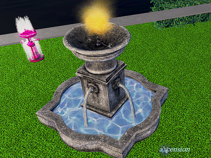 aX: Fire Fountain Water