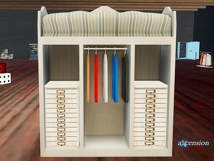 aX: Drawer rack