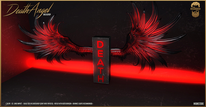 Death Angel Backdrop - The Bearded Guy