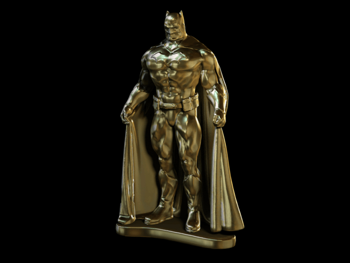Fat Decor Masculine Statue Gold