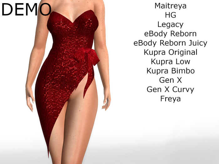 ~PP~ DEMO Casey - Scarlet Sequin