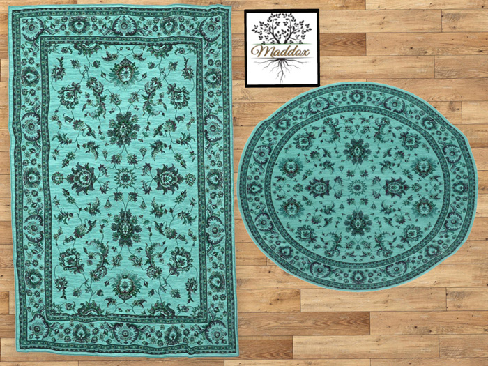 Maddox - Rug Set-Traditional-Turquoise