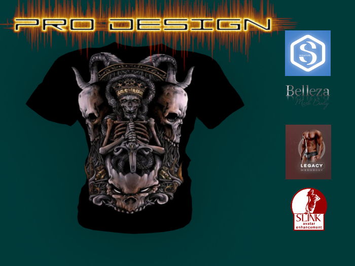 Pro Design short Sleeve Ritual Skull