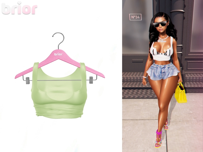 [Brior] Ashley Tank - (Mint)