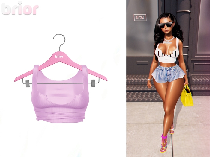 [Brior] Ashley Tank - (Purple)