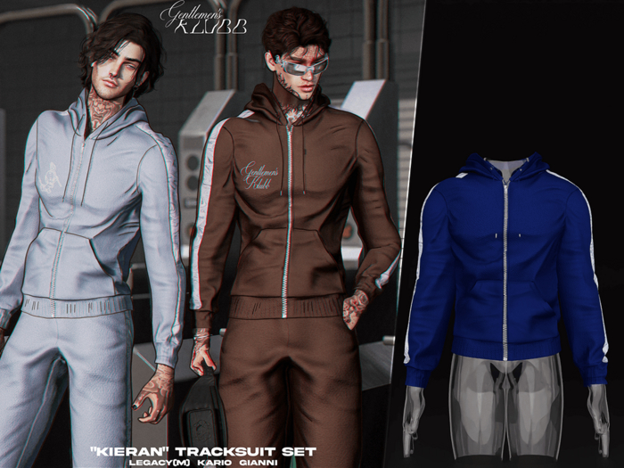 #KLUBB "Kieran" Tracksuit Jacket [Navy]