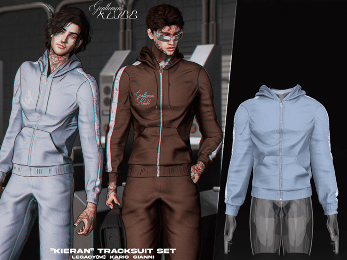 #KLUBB "Kieran" Tracksuit Jacket [Stone]