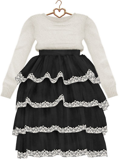 {Lula Belle} Noelle Dress - Coal {boxed}