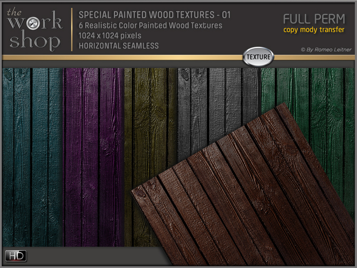 SPECIAL PAINTED WOOD TEXTURES - 01