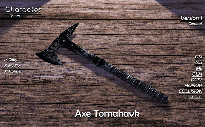 [CHARACTER] Axe Tomahawk  V.1