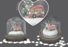 Dahlia - Boxing Day - Snow Globe - Red