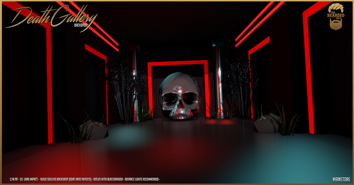 Death Gallery Backdrop - The Bearded Guy