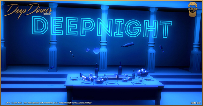 Deep Dinner Backdrop - The Bearded Guy
