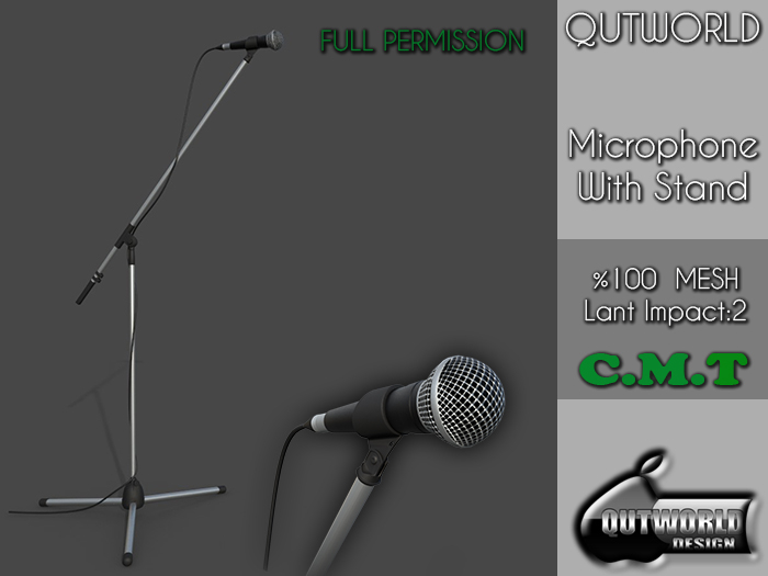 .::QUTWORLD Microphone With Stand::.FP 