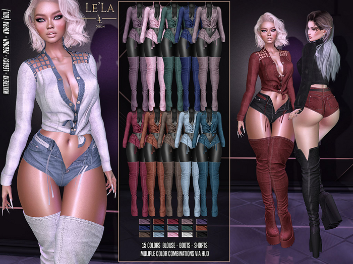 {Le'La} Laka Denim Outfit 