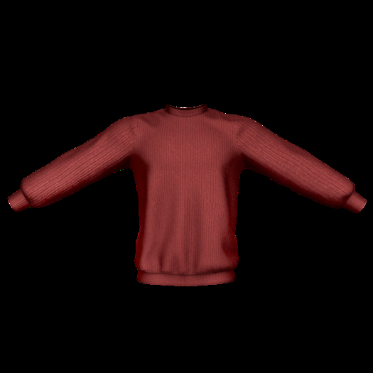 STATUS ~ Red Oversized Knit Sweater