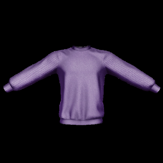 STATUS ~ Purple Oversized Knit Sweater