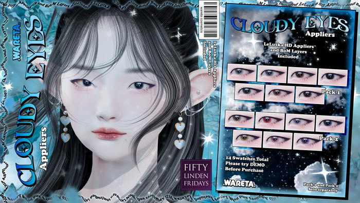 .WARETA. Cloudy Eyes - Pack 2 (Add Me!)