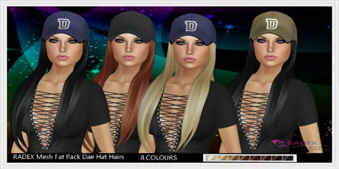 RADEX H-1 Mesh Fat Pack Dae Hat Hairs