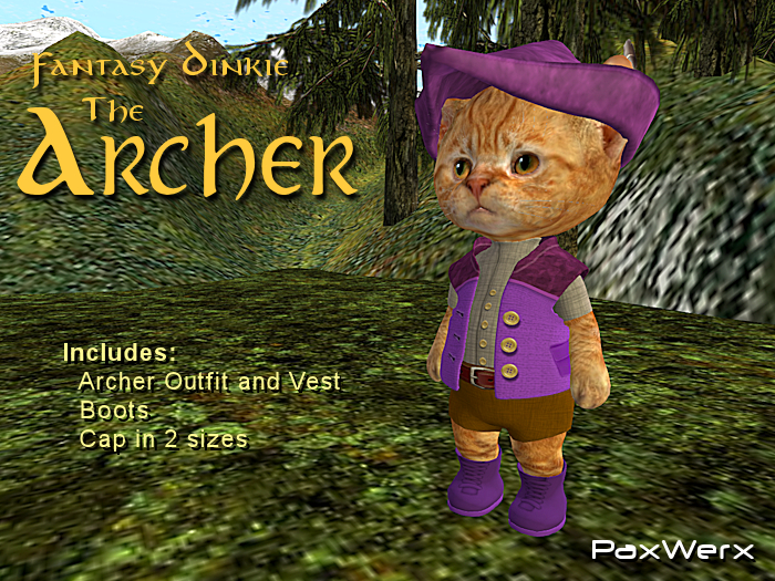 PaxWerx - Dinkie Archer Outfit - Purple