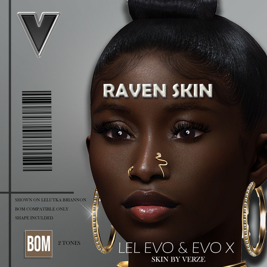 Second Life Marketplace - VERZE // RAVEN SKIN TONE 10