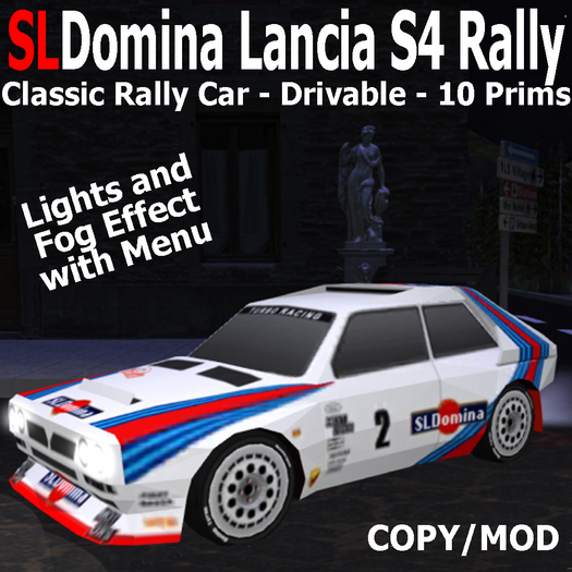 SLDomina Lancia S4 Classic Rally - Driveable - COPY