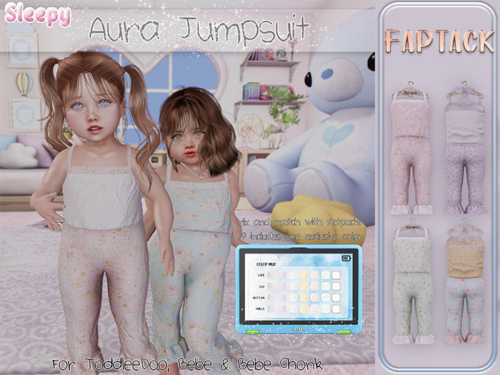 Sleepy. Aura Jumpsuit FATPACK  *add*