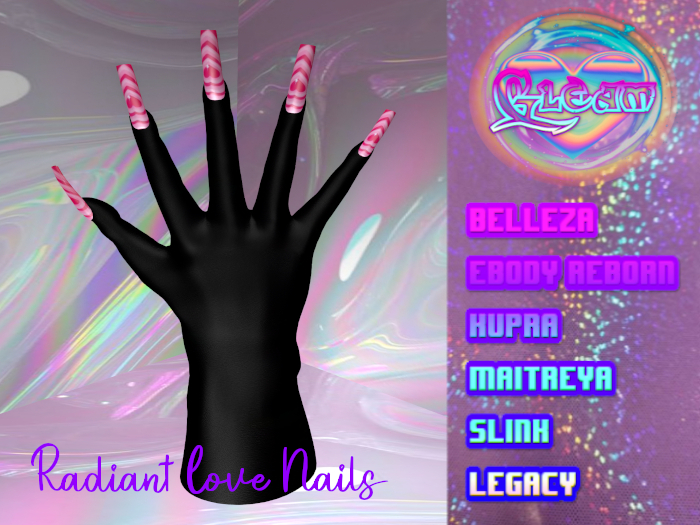 GLEAM: Radiant Love Nails - Square