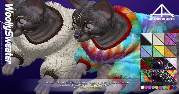 //ABADDON ARTS\\  Woolly Sweater [TWI Wildcat]