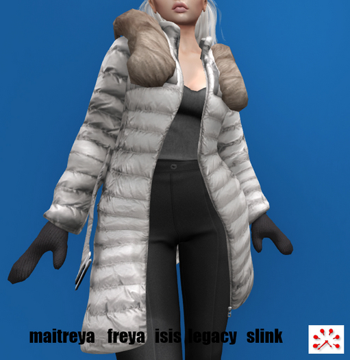 WHITE Padded Winter COAT 