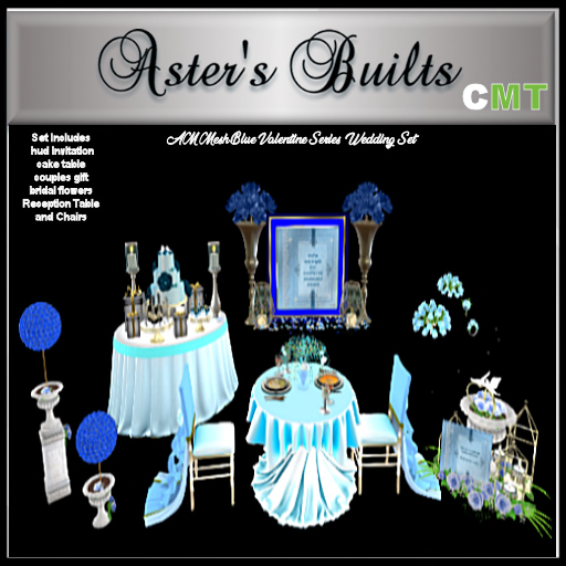 AM Mesh Blue Valentine Series - Wedding Set