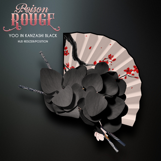 POISON ROUGE Yoo In  Kanzashi Black 