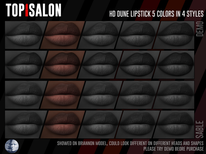 TOP1SALON - HD DUNE LIPSTICK (Genus) DEMO
