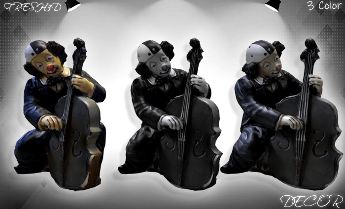 FRESH3D Clown musician