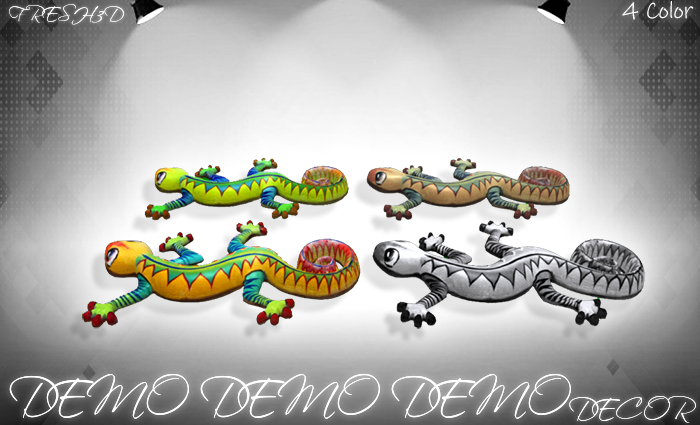 FRESH3D Geko decor DEMO