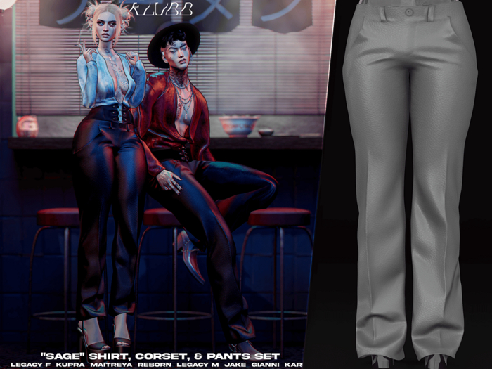 #Klubb "Sage" Pants [Razor Blade]