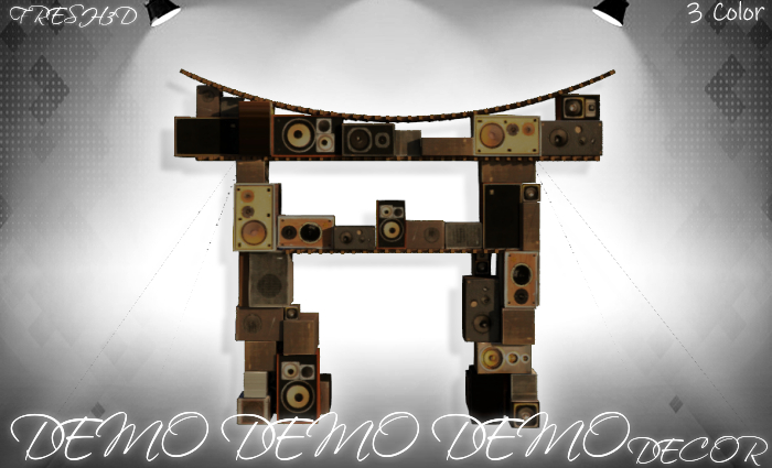 FRESH3D Pile of speakers DEMO