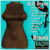 [R39] SLN Dress-Brown