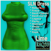 [R39] SLN Dress-Lime