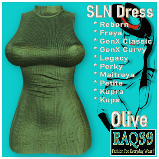 [R39] SLN Dress-Olive