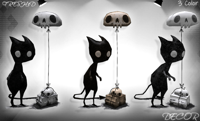 FRESH3D Little devil boy decor