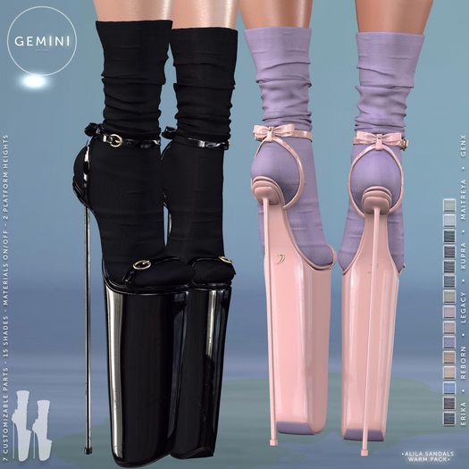 Gemini -Alila Sandals- 2PACK