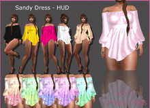 6533 Mesh  Sandy Mini Dress - [Fatpack]